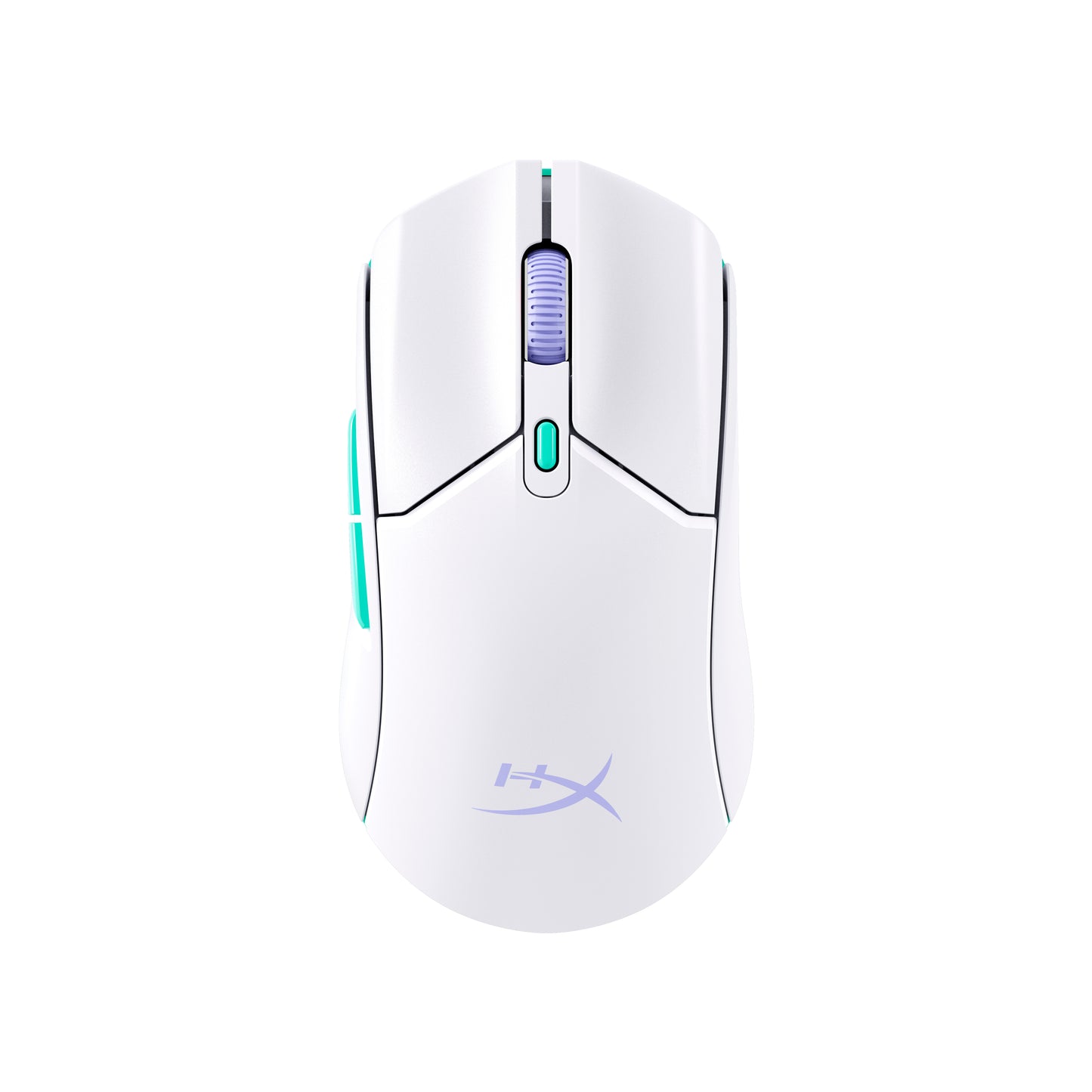 HyperX Pulsefire Haste 2 Core Wls - Gaming Mouse (Wht/Grn/Pur)