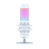 HyperX QuadCast S - USB Microphone (White-Grey) - RGB Lighting
