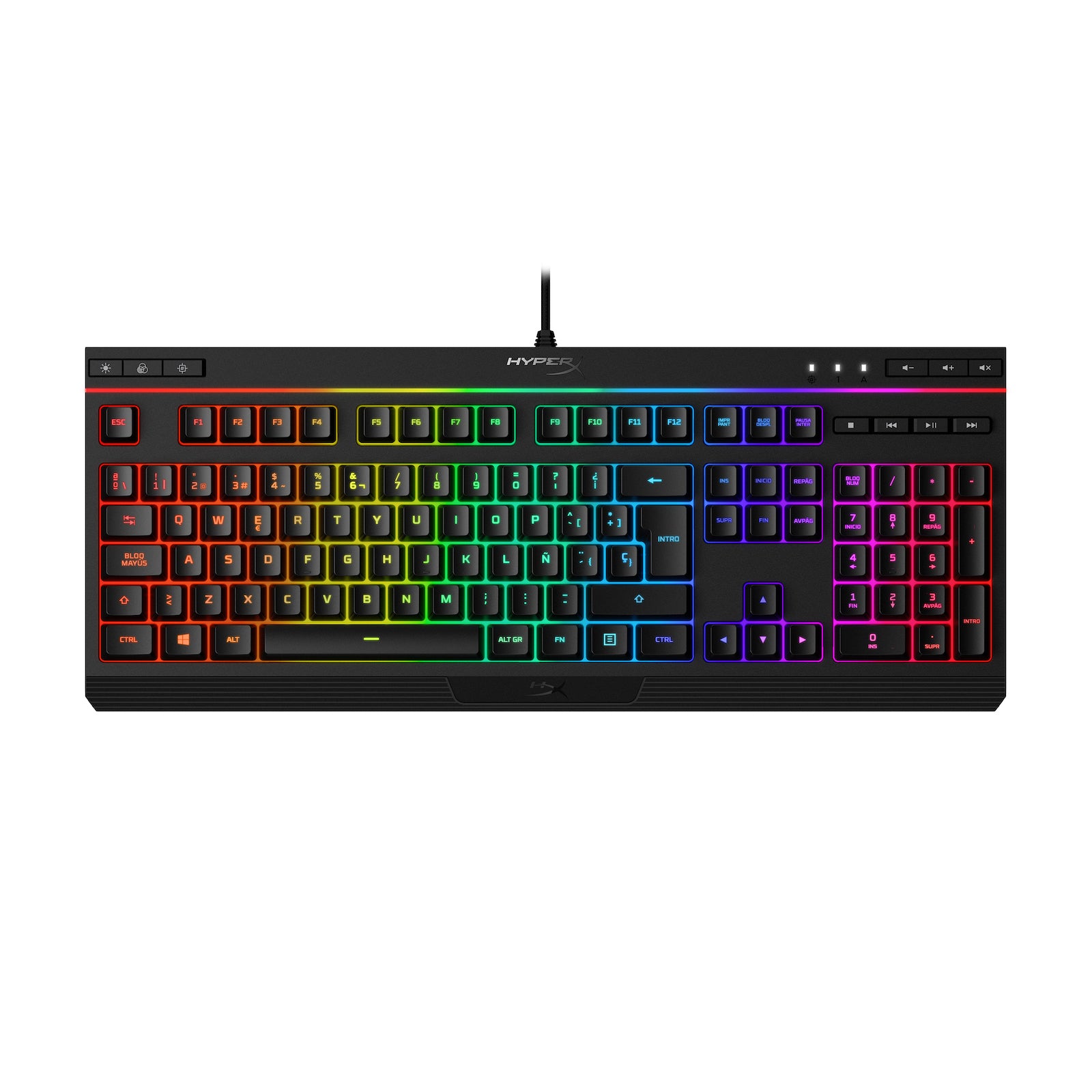HyperX Alloy Core RGB - Gaming Keyboard - Membrane / ES Layout