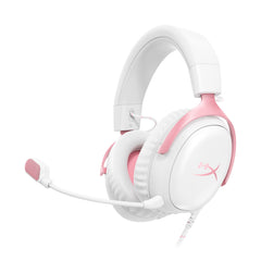HyperX Cloud III - Gaming Headset (White/Pink) - 01