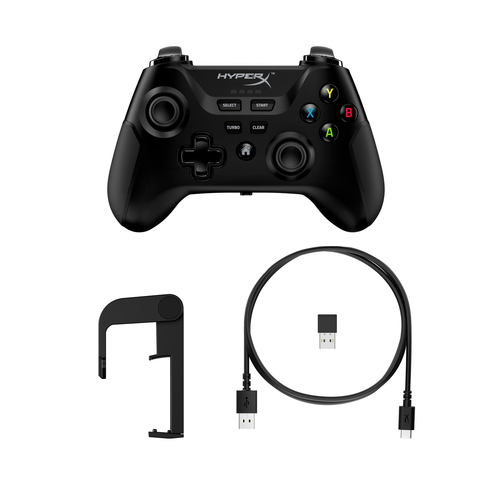 HyperX Clutch - Wireless Gaming Controller (Black) - Mobile PC - 09