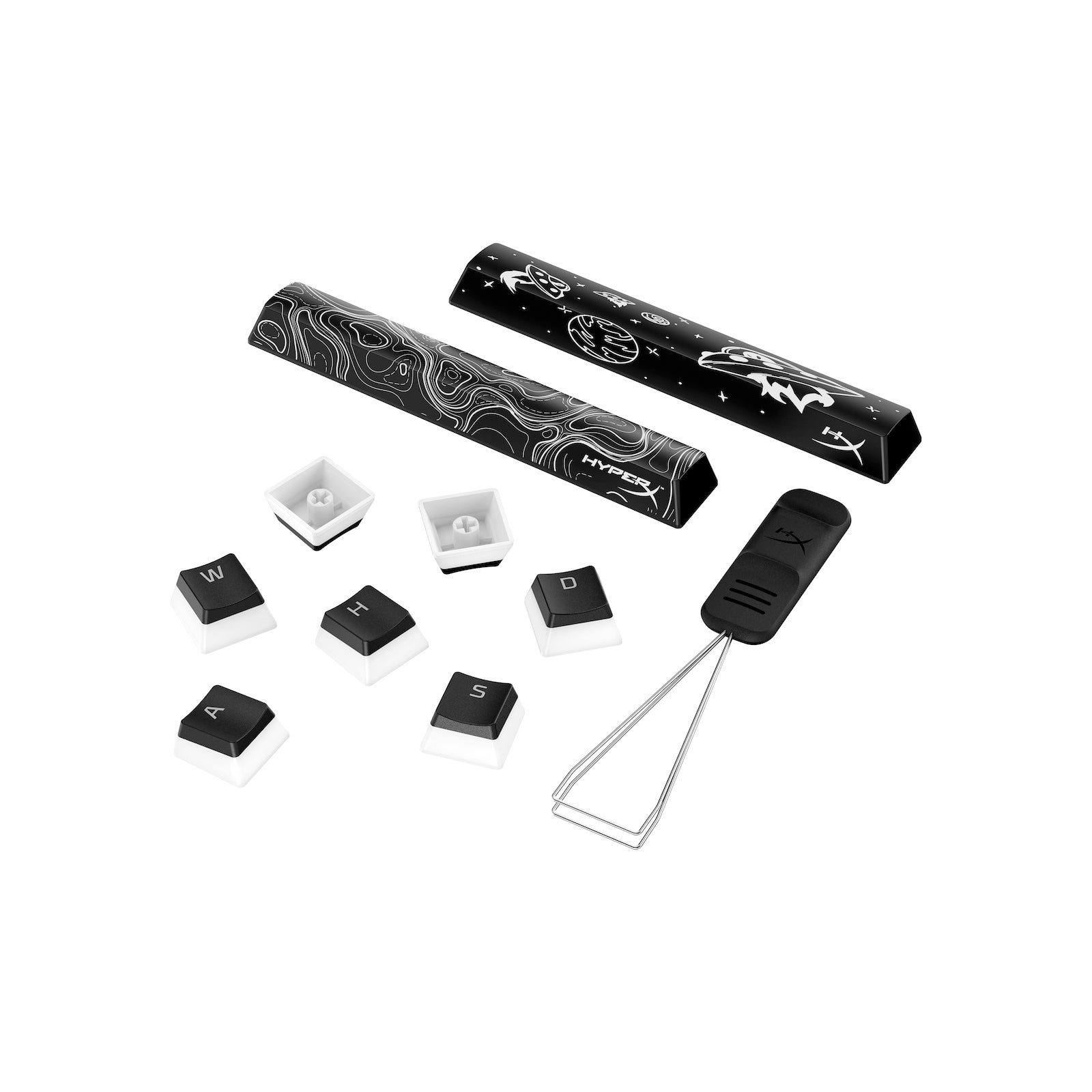 HyperX Pudding Keycaps 2 - Full Key Set - PBT - Pink (US Layout)