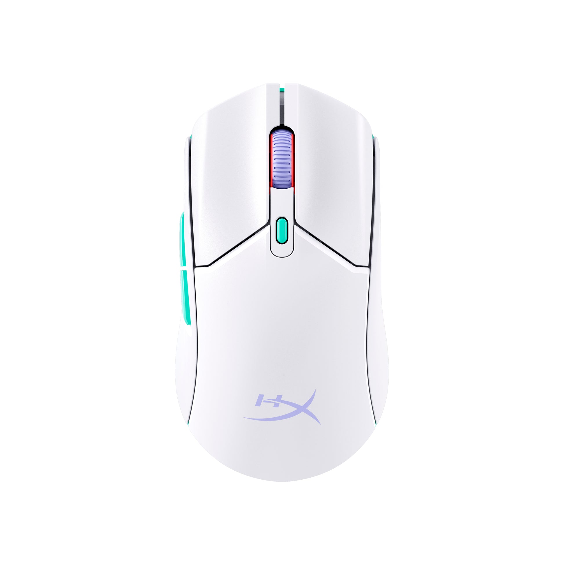 HyperX Pulsefire Haste 2 Core Wls - Gaming Mouse (Wht/Grn/Pur)