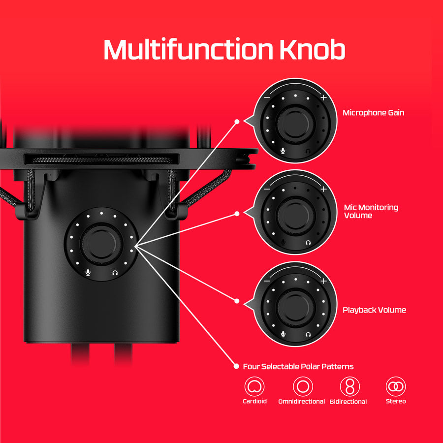 Microfono HyperX QuadCast 2