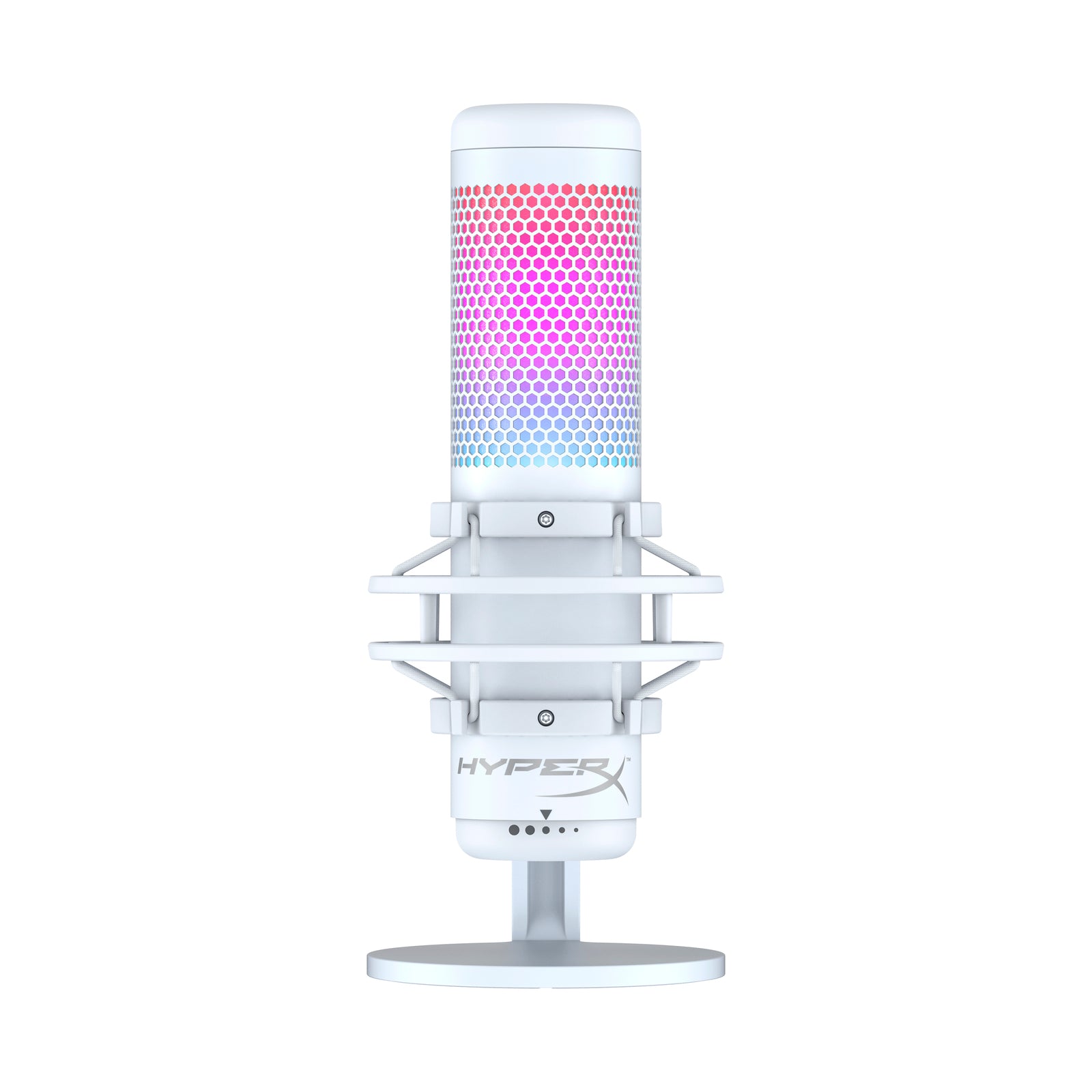 HYPERX QuadCast S 白 〘 箱・説明書なし〙 QuadCast S – USB 콘덴서 게이밍 마이크