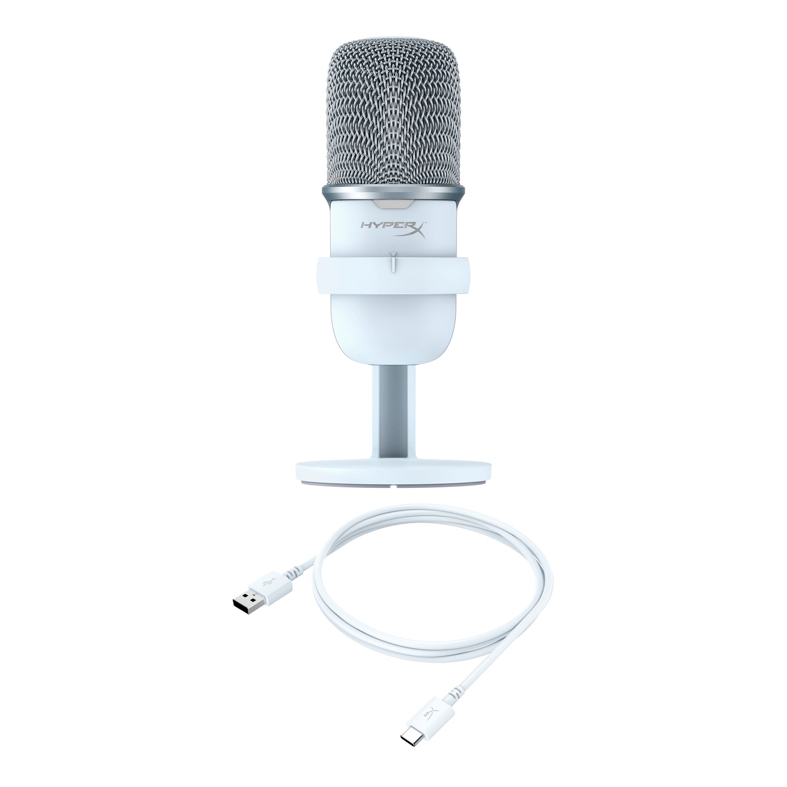 HyperX SoloCast - USB Microphone (White) - 07