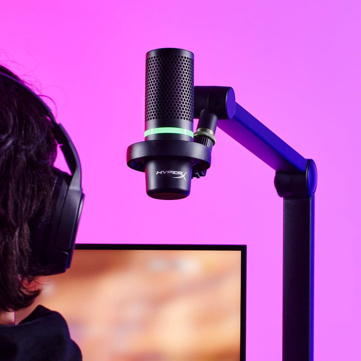 Hyperx Duocast Customizable RGB Light Ring Usb Microphone Hyperx Duocast Customizable RGB Light Ring Usb Microphone