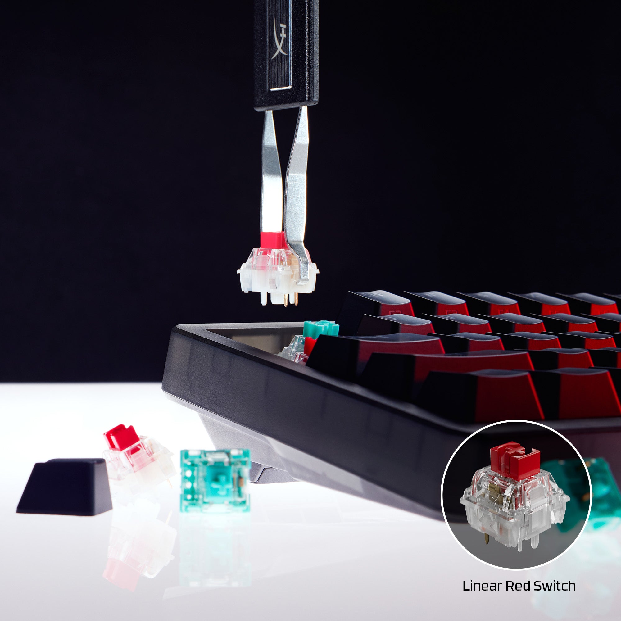 Leichtgängige HyperX Linear Red Switches