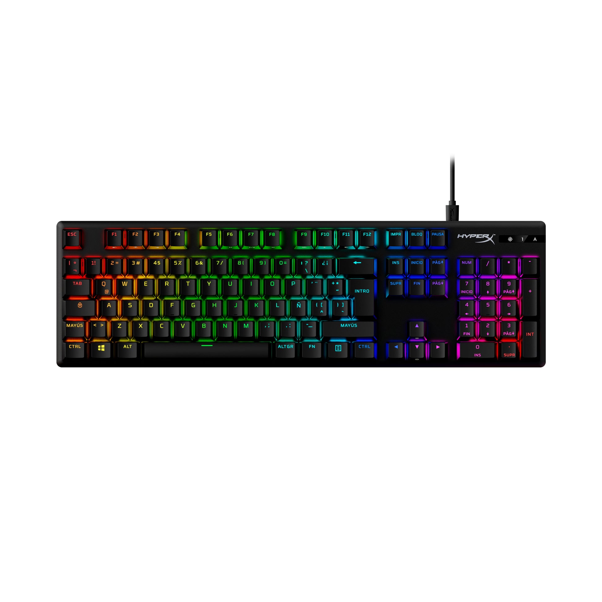 HyperX Alloy Origins PBT HX Aqua - Mechanical Gaming Keyboard
