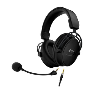  HyperX Cloud Alpha - Gaming Headset, Dual Chamber Drivers,  Legendary Comfort, Aluminum Frame, Detachable Microphone, Works on PC, PS4,  PS5, Xbox One/ Series X