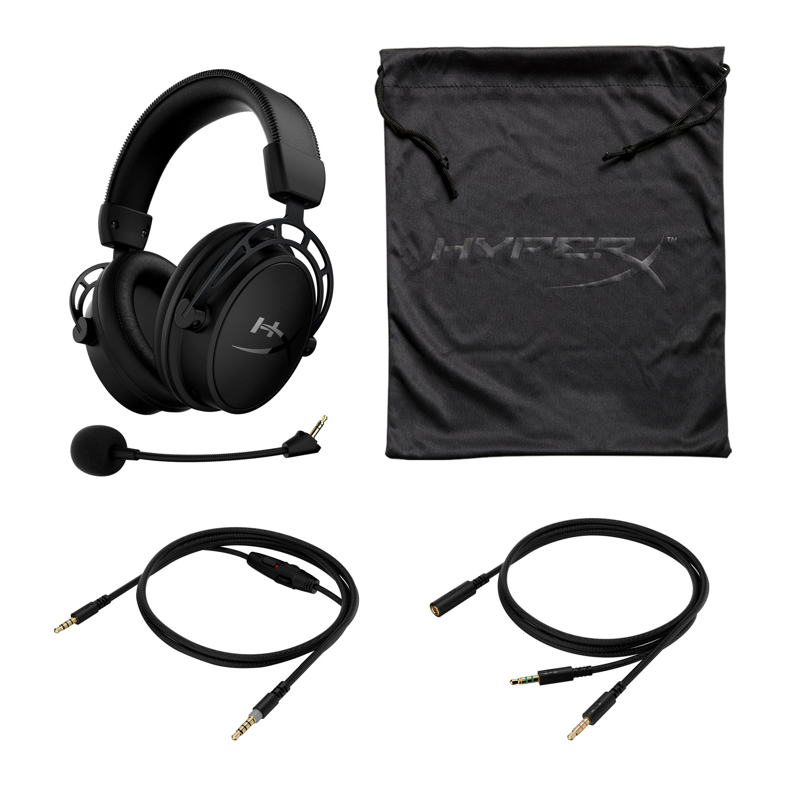 Kingston-auriculares HyperX Cloud Alpha Purple, edición limitada, e-sports,  auriculares para juegos, aleación FPS, teclado