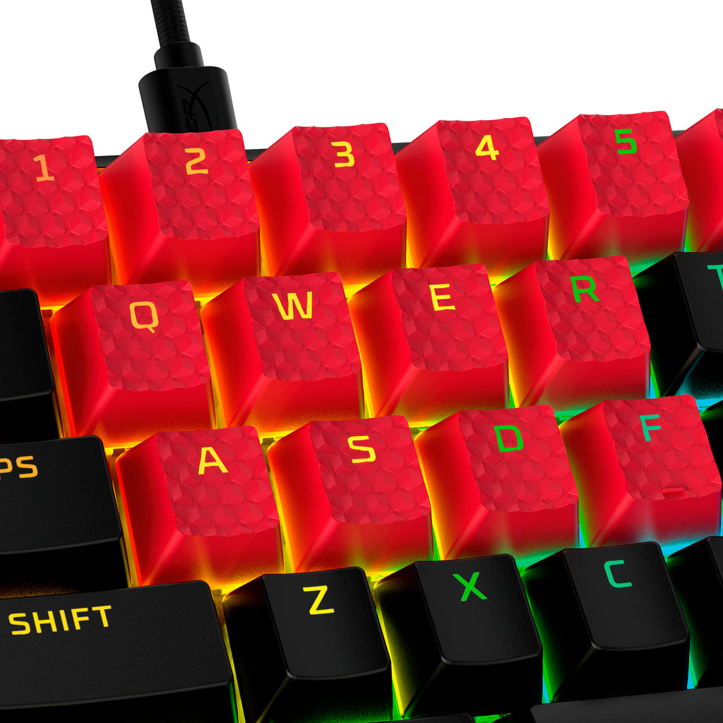 Hyperx Keycaps Custom 橡胶键帽 – 全套纹理橡胶键帽 | HyperX – HyperX ROW